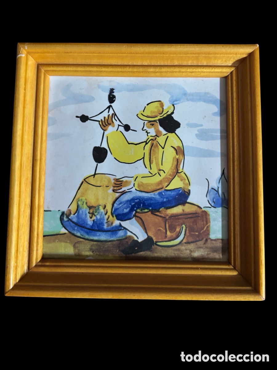 Antig&uuml;edades: Azulejo catal&aacute;n decorativo. - Foto 2