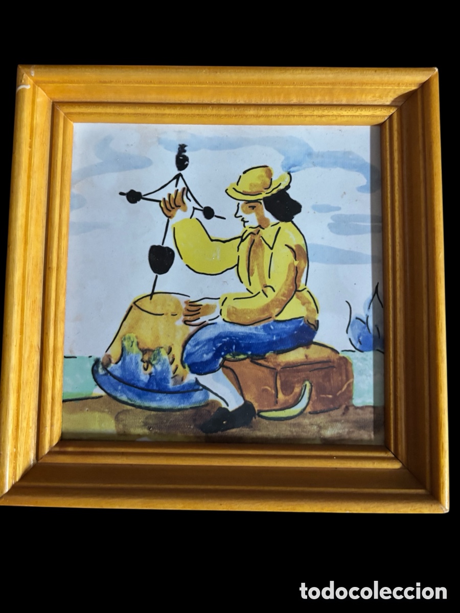 Antig&uuml;edades: Azulejo catal&aacute;n decorativo. - Foto 1