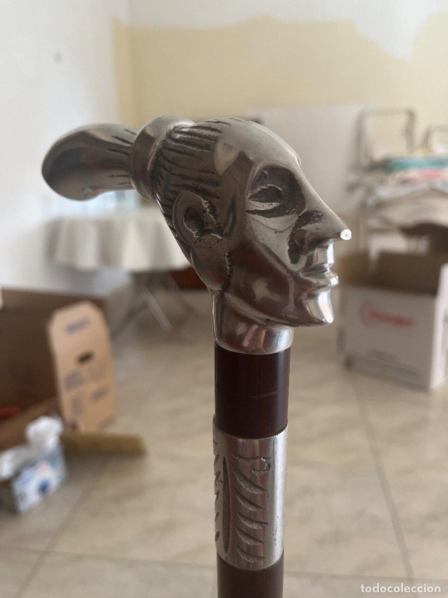 Antig&uuml;edades: Bast&oacute;n con pomo art d&eacute;co - Foto 1