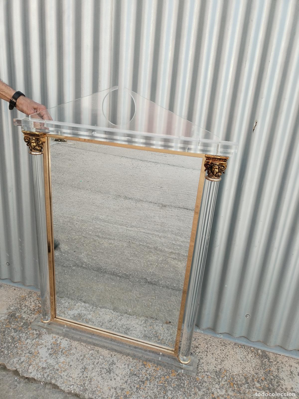 Antig&uuml;edades: espejo de cristal y metacrilato - Foto 3