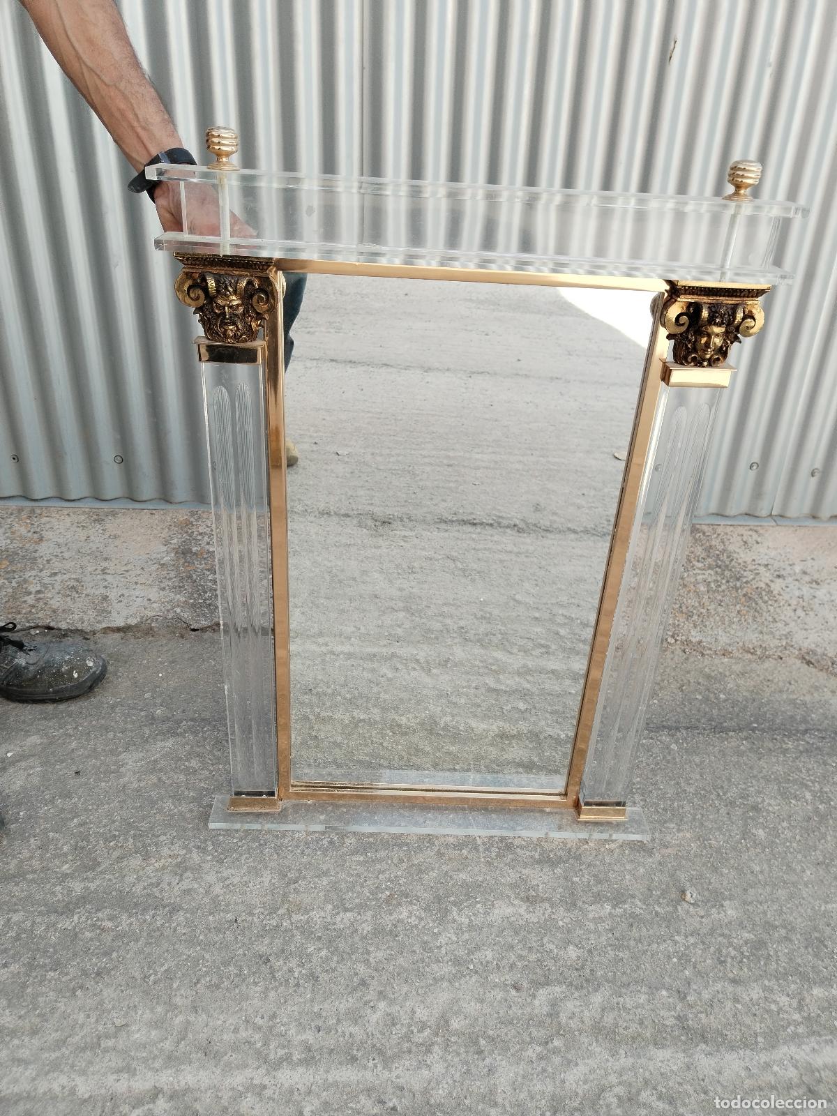 Antig&uuml;edades: espejo de cristal y metacrilato - Foto 4