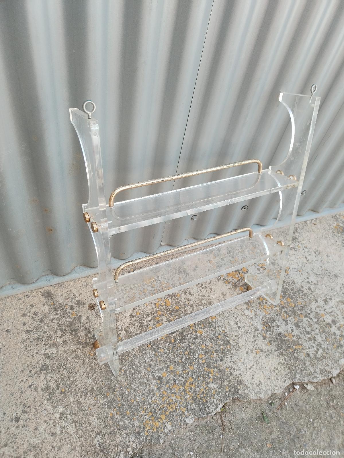 Antig&uuml;edades: repisa vintage de metacrilato - Foto 4
