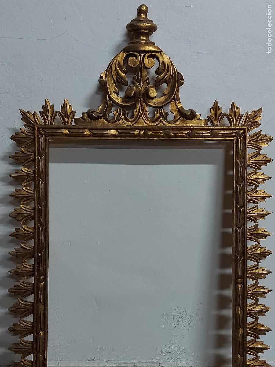 Antig&uuml;edades: Marco de madera dorado ornamentado - Foto 3