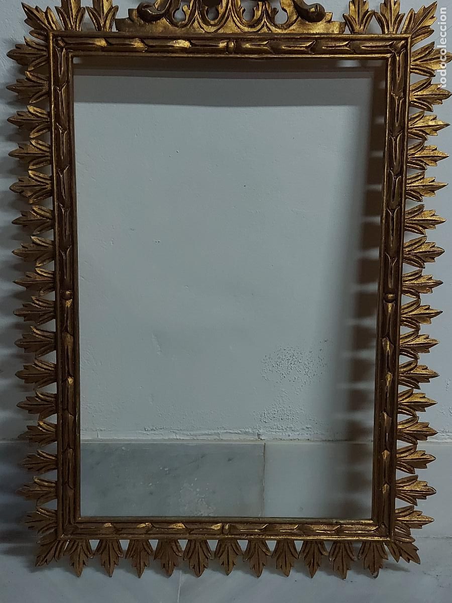 Antig&uuml;edades: Marco de madera dorado ornamentado - Foto 4