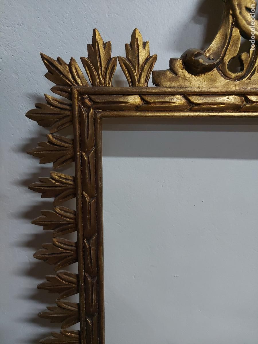 Antig&uuml;edades: Marco de madera dorado ornamentado - Foto 5