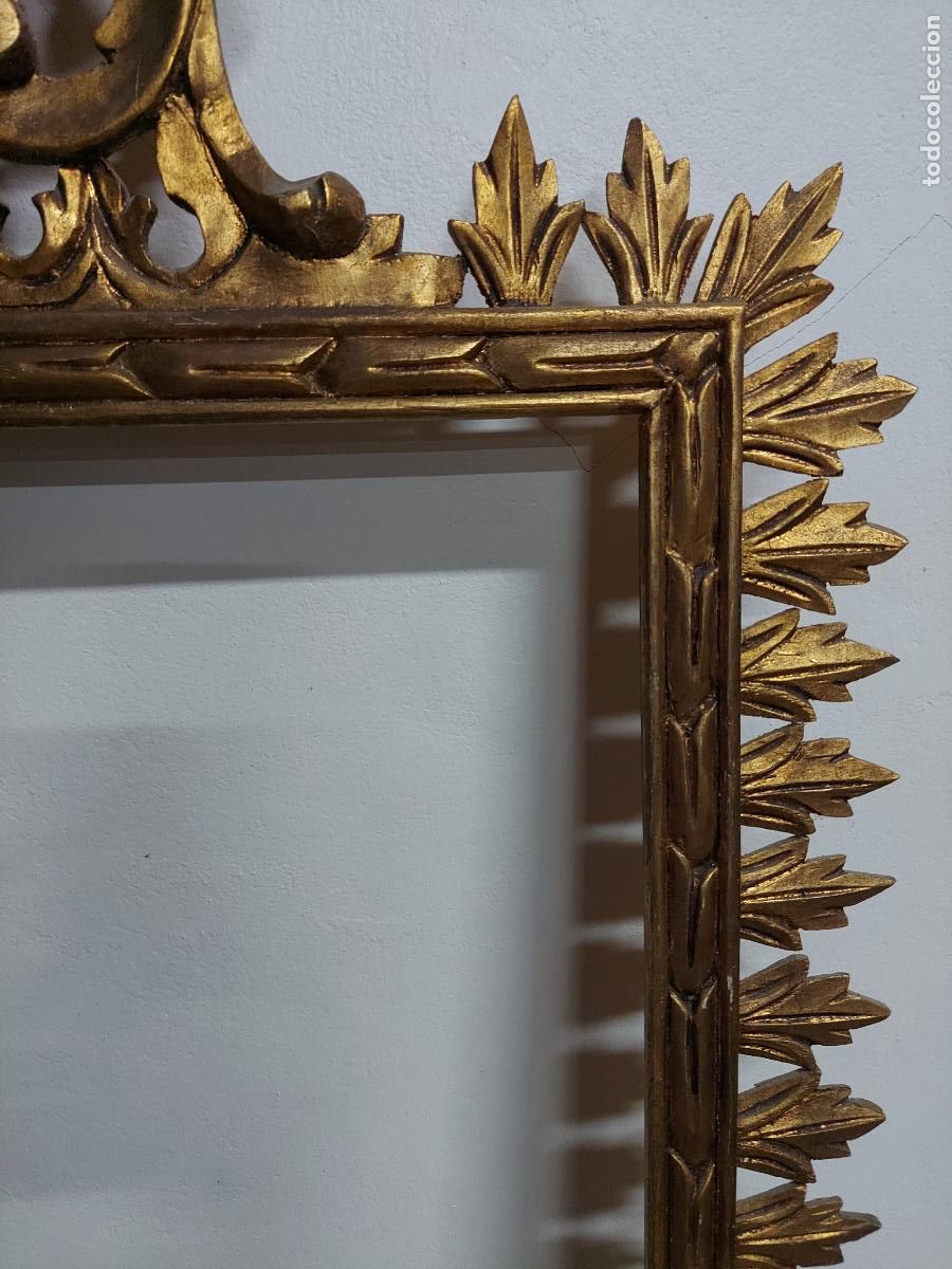 Antig&uuml;edades: Marco de madera dorado ornamentado - Foto 7