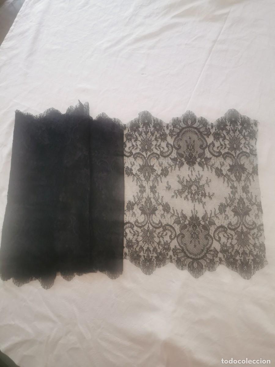 Antig&uuml;edades: PUNTILLA DE CHANTILLY ANTIGUA - Foto 1