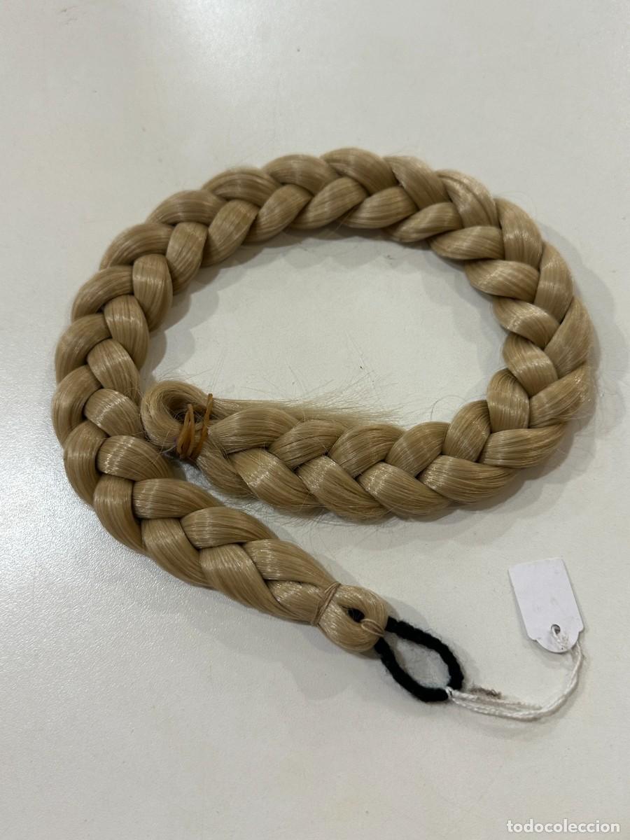 Antig&uuml;edades: Trenza de pelo rubio. 57 cm - Foto 1