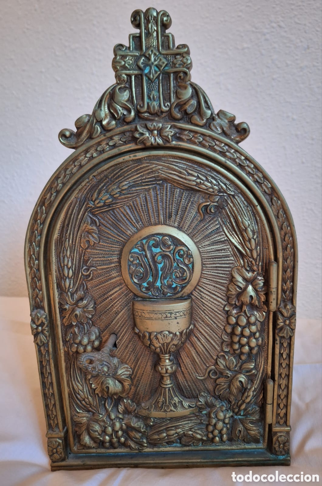 Antig&uuml;edades: Sagrario original en bronce - Foto 2
