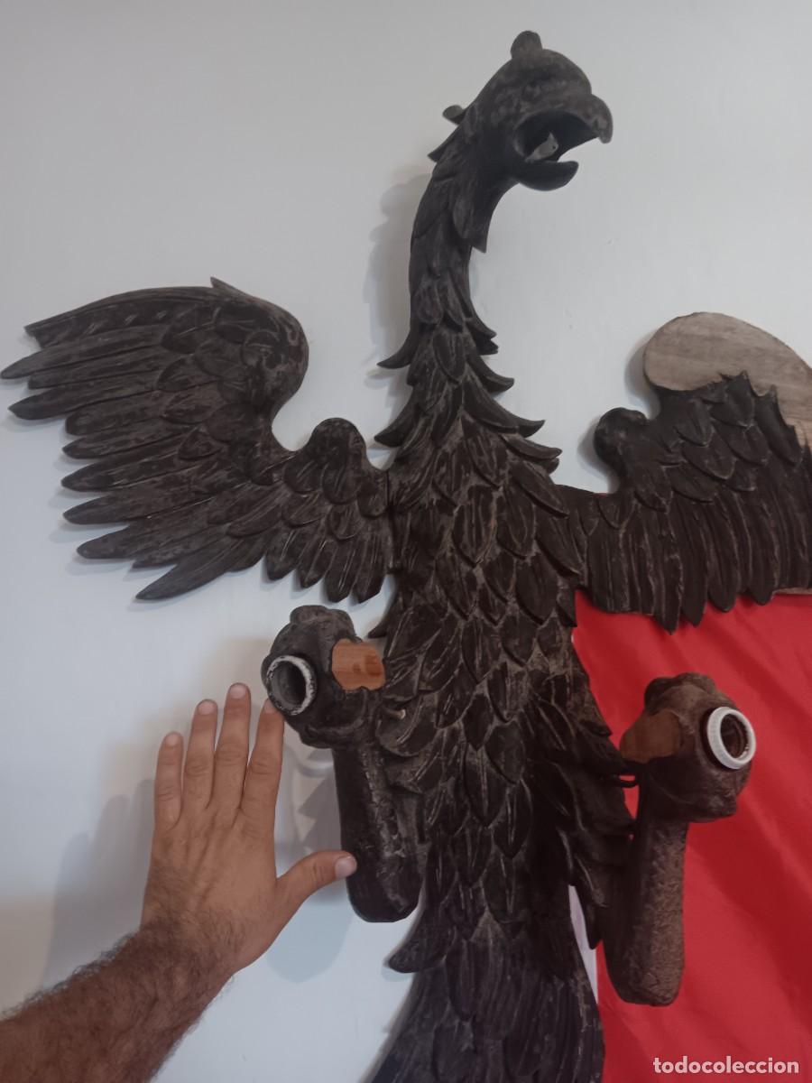 Antig&uuml;edades: Lampara aguila antigua - Foto 7