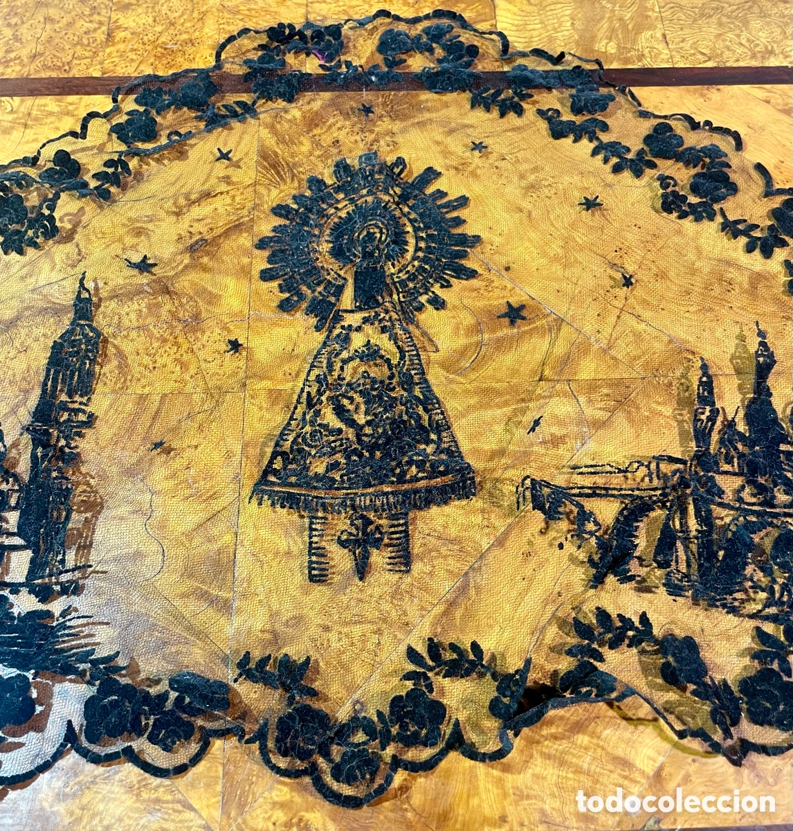Antig&uuml;edades: Pico con la Virgen del Pilar - Foto 2