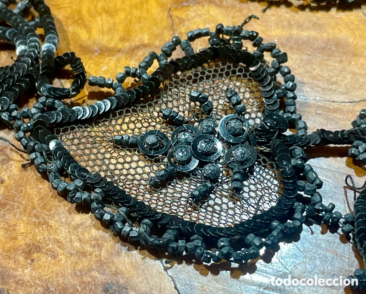 Antig&uuml;edades: Tira de Azabache Siglo XIX - Foto 4