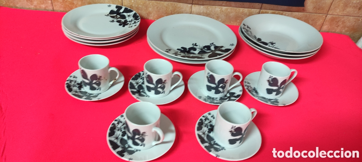 Antig&uuml;edades: Juego de caf&eacute; y restos de vajilla - Foto 2