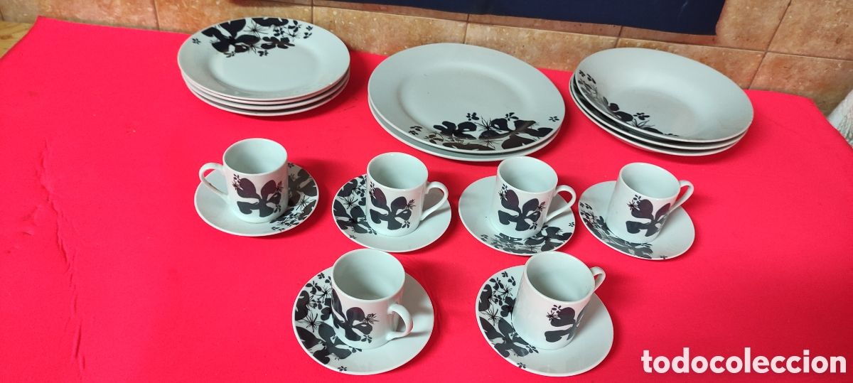 Antig&uuml;edades: Juego de caf&eacute; y restos de vajilla - Foto 10