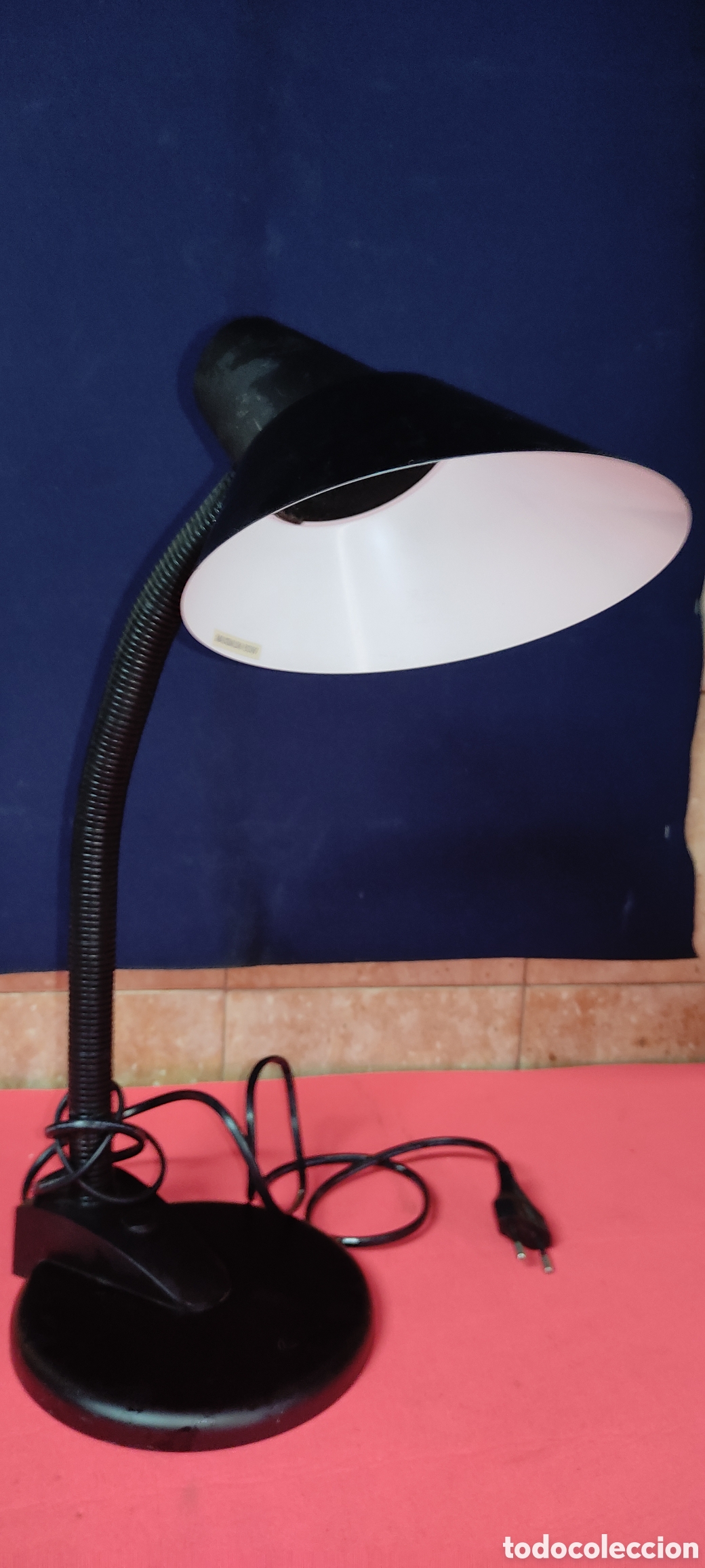 Antig&uuml;edades: Flexo de escritorio color negro - Foto 4