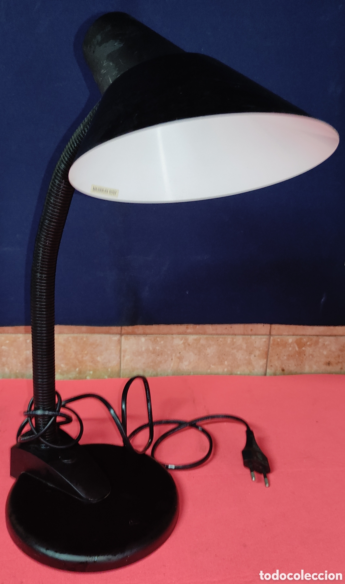 Antig&uuml;edades: Flexo de escritorio color negro - Foto 1
