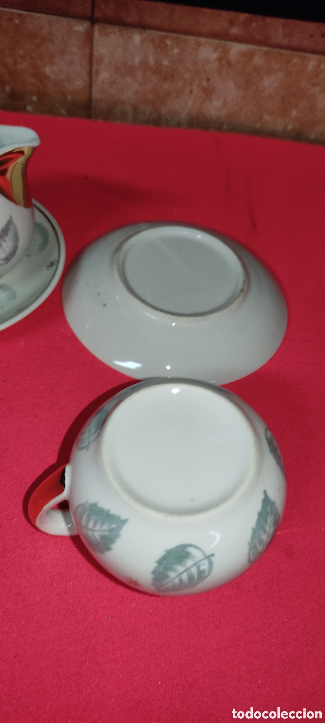 Antig&uuml;edades: Conjunto 2 lecheras de porcelana - Foto 5