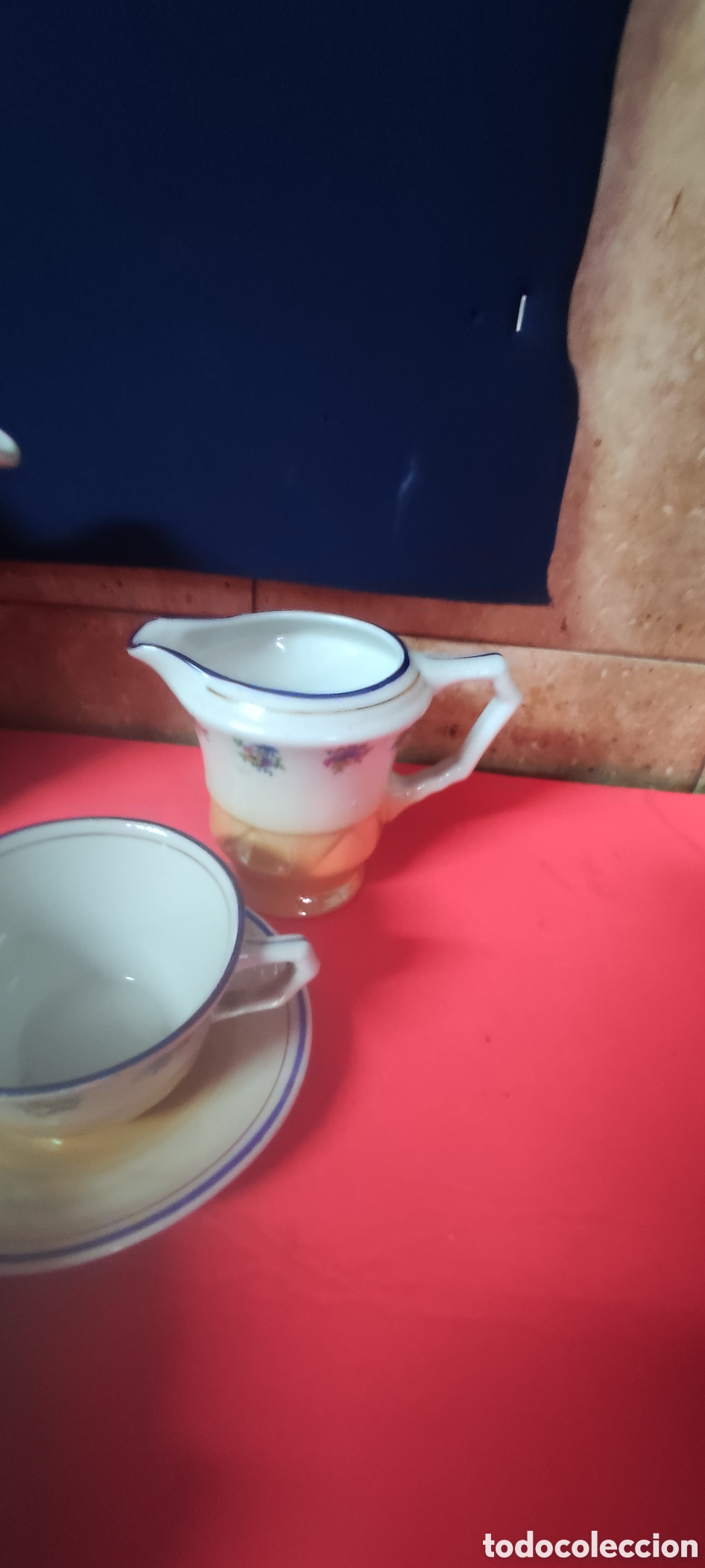 Antig&uuml;edades: Juego de caf&eacute; de porcelana - Foto 5
