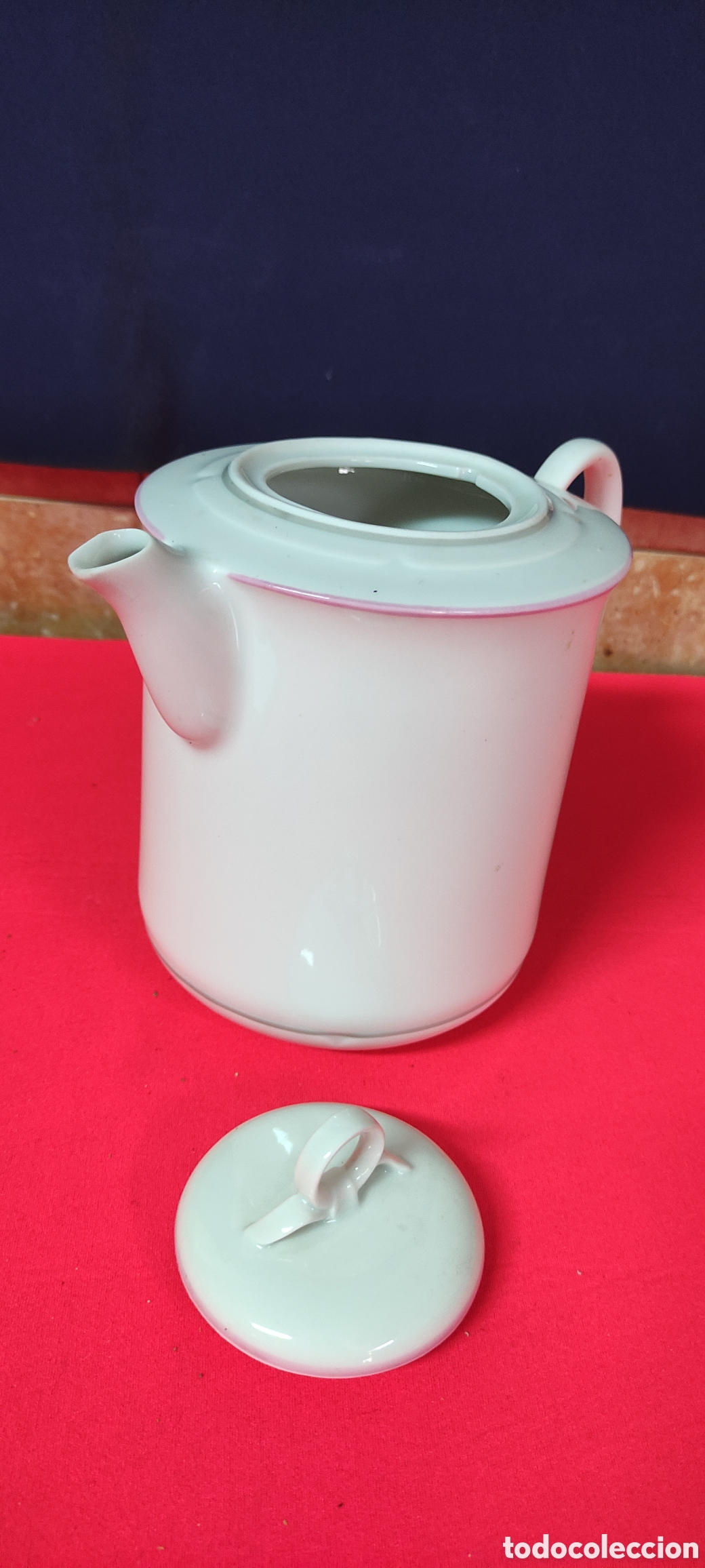 Antig&uuml;edades: Tetera de porcelana sello - Foto 2