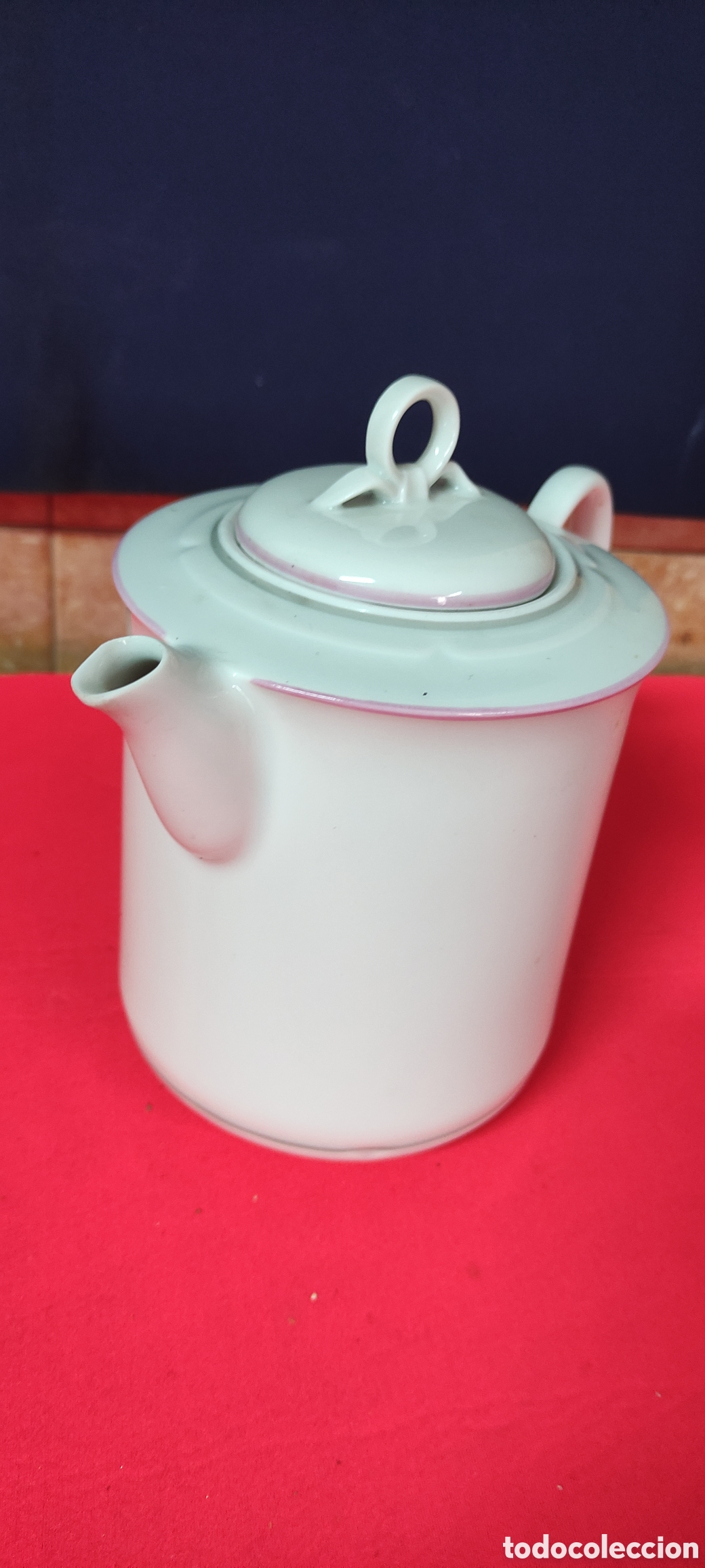 Antig&uuml;edades: Tetera de porcelana sello - Foto 3