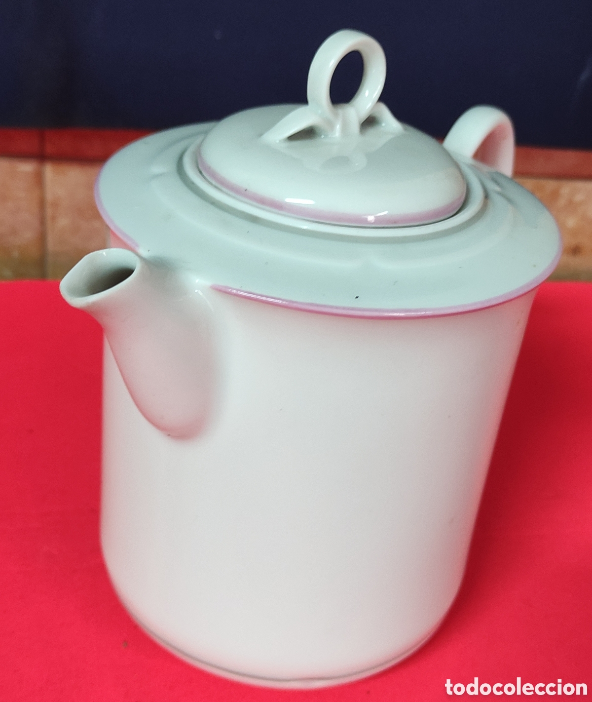 Antig&uuml;edades: Tetera de porcelana sello - Foto 1