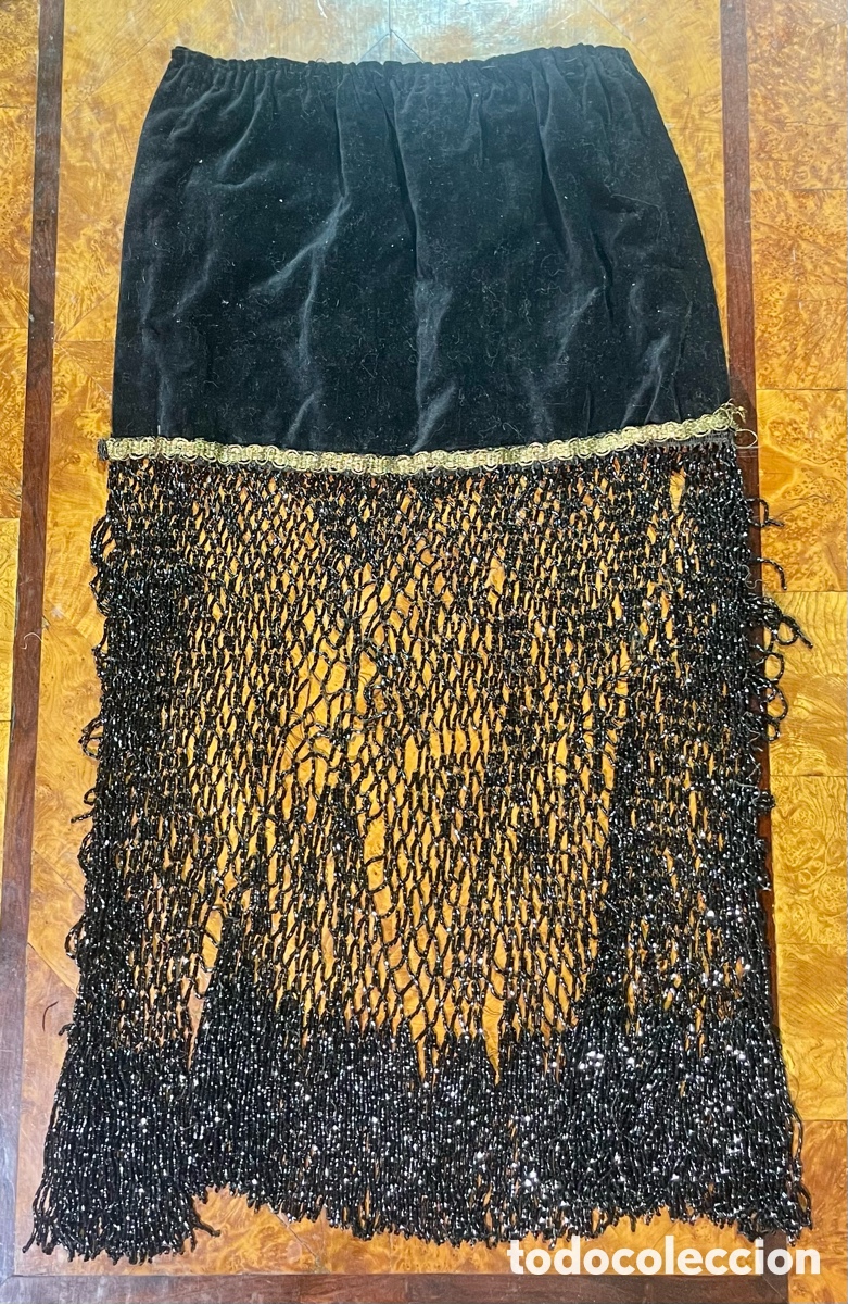Antig&uuml;edades: Delantal con Azabache Siglo XIX - Foto 2