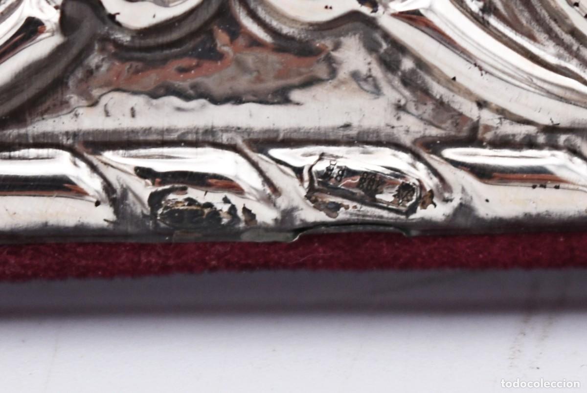 Antig&uuml;edades: Tr&iacute;ptico de buen tama&ntilde;o y peso - Plata - Foto 4
