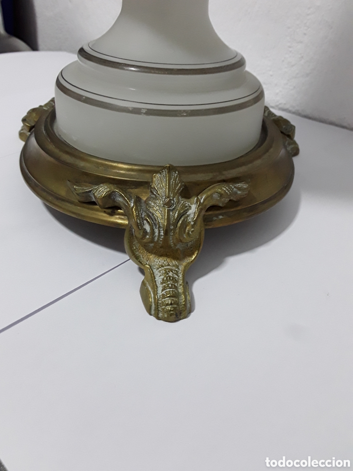Antig&uuml;edades: Jarr&oacute;n de opalina o cristal lechoso - Foto 8
