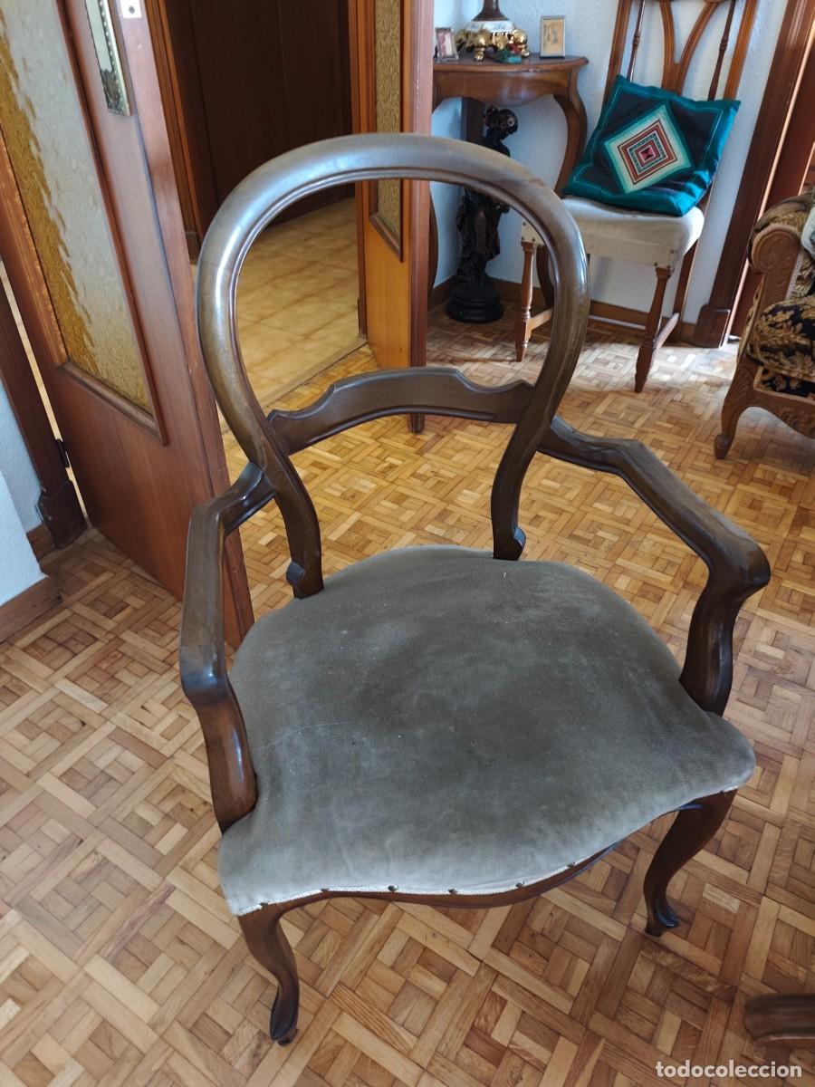 Antig&uuml;edades: Conjunto de 2 sillas paridoras Isabelinas - Foto 1