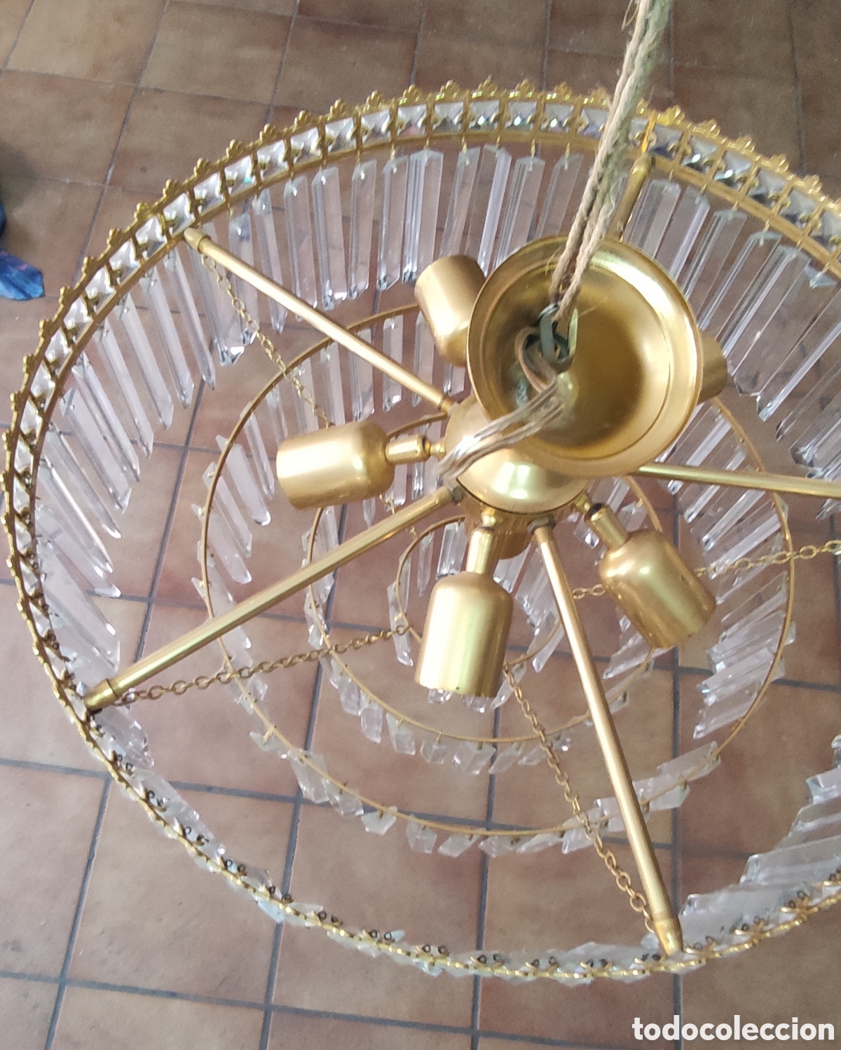 Antig&uuml;edades: Antigua lampara vintage - Foto 7