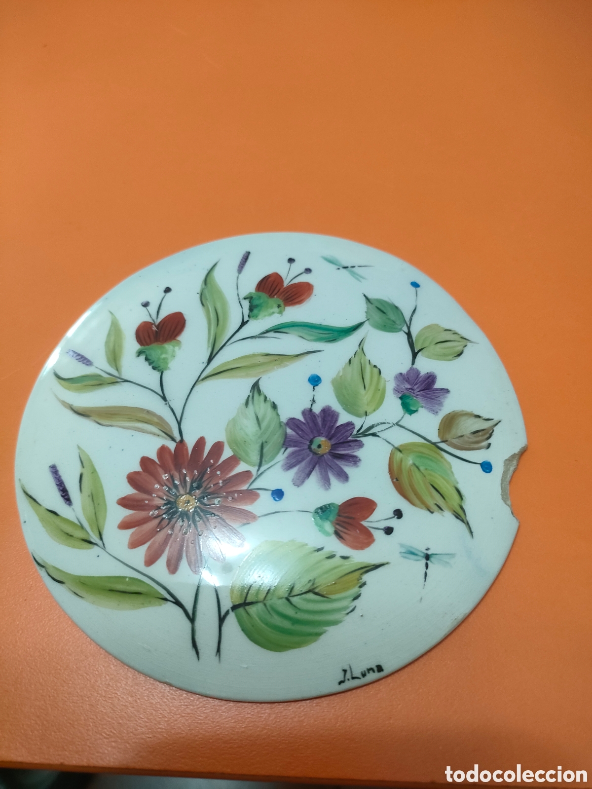 Antig&uuml;edades: Antigua placa firmada J.luna - Foto 1