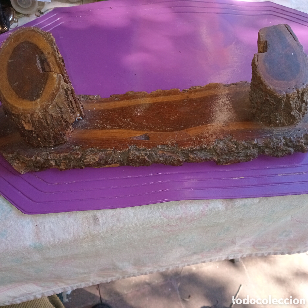 Antig&uuml;edades: 2 PORTA RETRATOS MADERA Y BRONCE - Foto 1