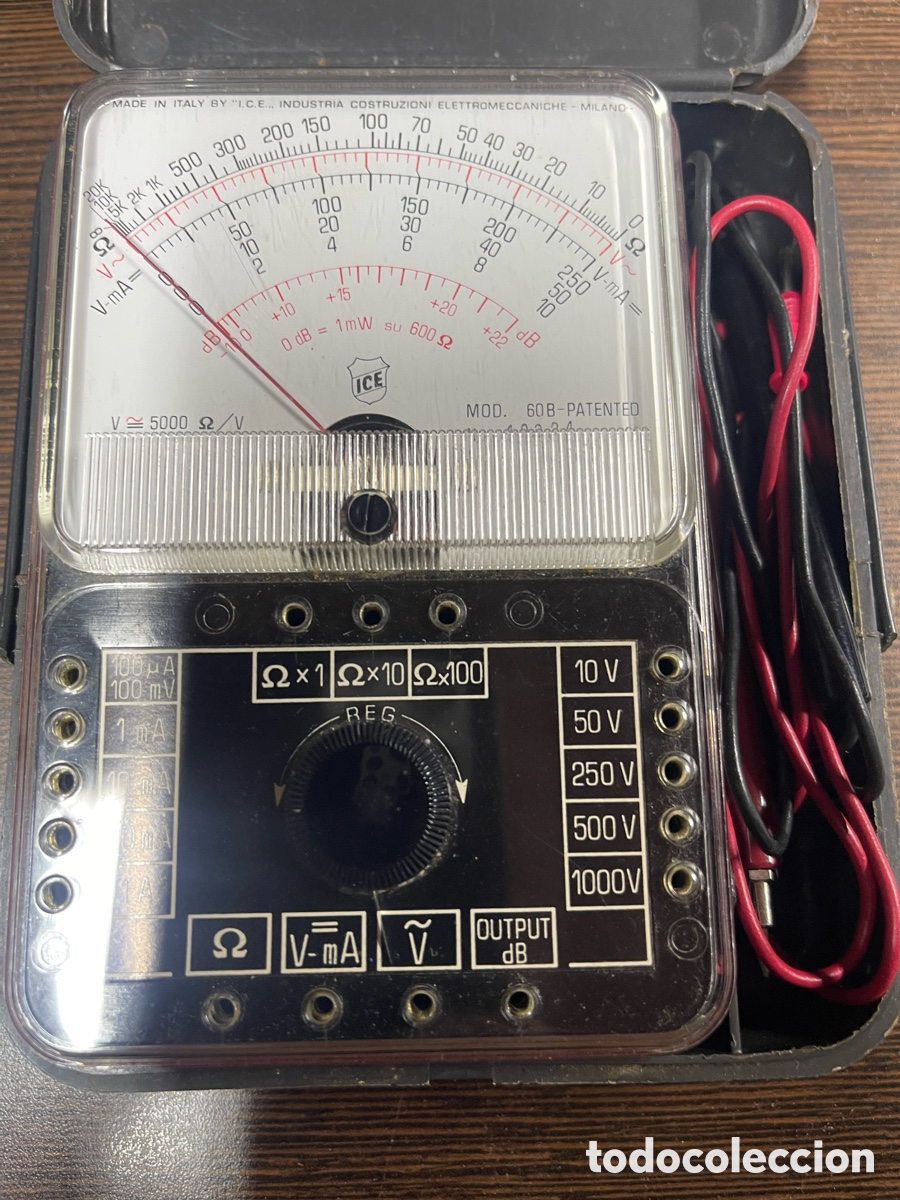 Antig&uuml;edades: Mult&iacute;metro Anal&oacute;gico ICE 60B-PATENTED - Foto 2