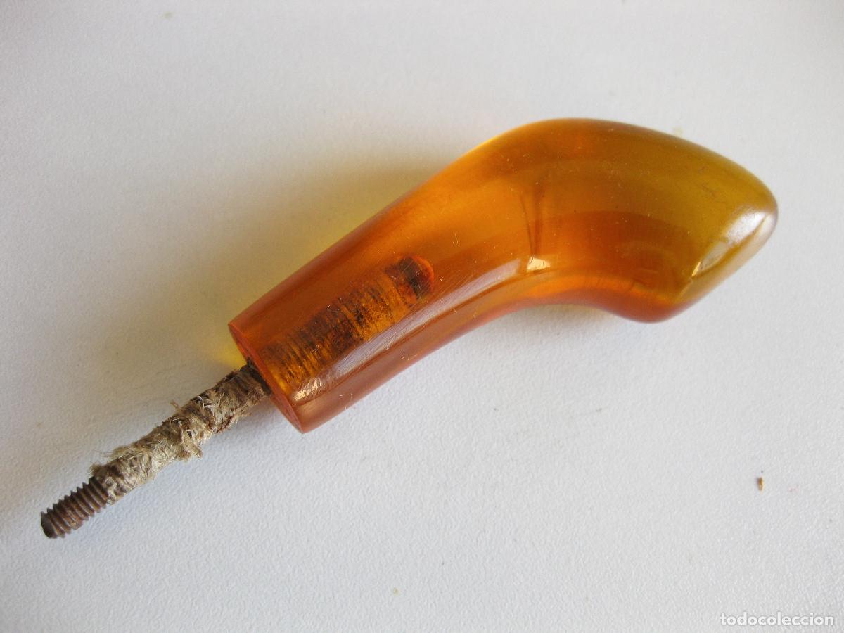 Antig&uuml;edades: ANTIGUO MANGO DE BAST&Oacute;N DE PASTAIMITACI&Oacute;N DE AMBAR - Foto 2