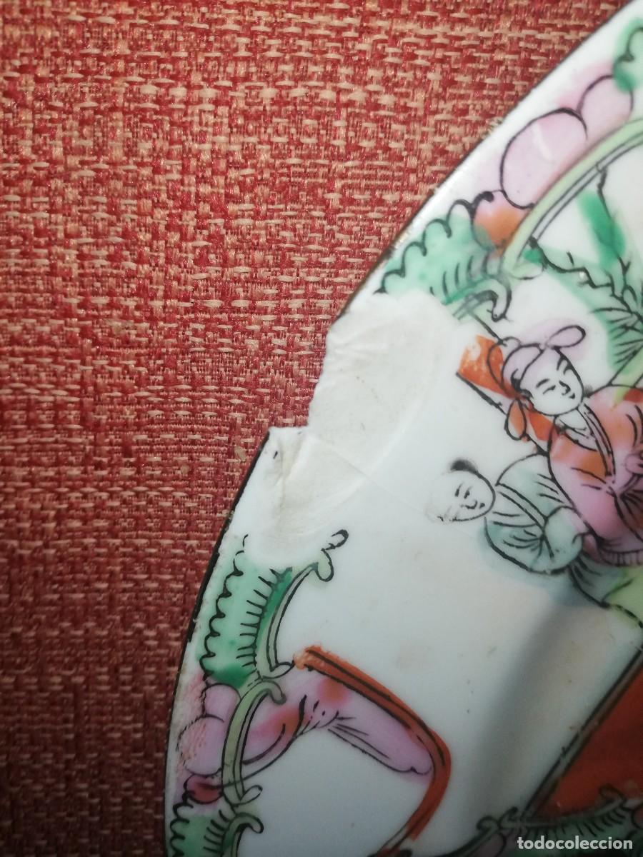 Antig&uuml;edades: Plato decoraci&oacute;n pintado a mano - Foto 5