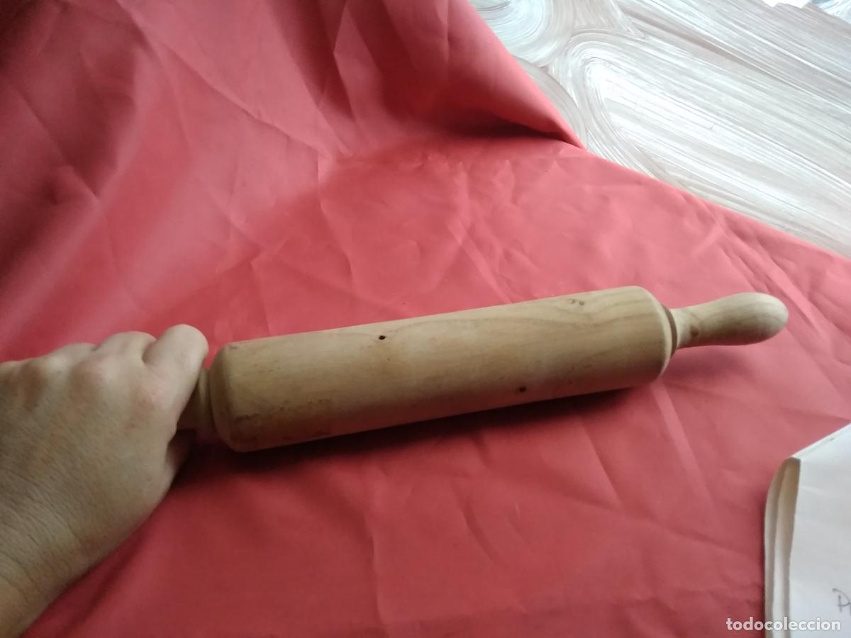 Antig&uuml;edades: Rodillo de amasar cocina. Caja Rustico - Foto 3