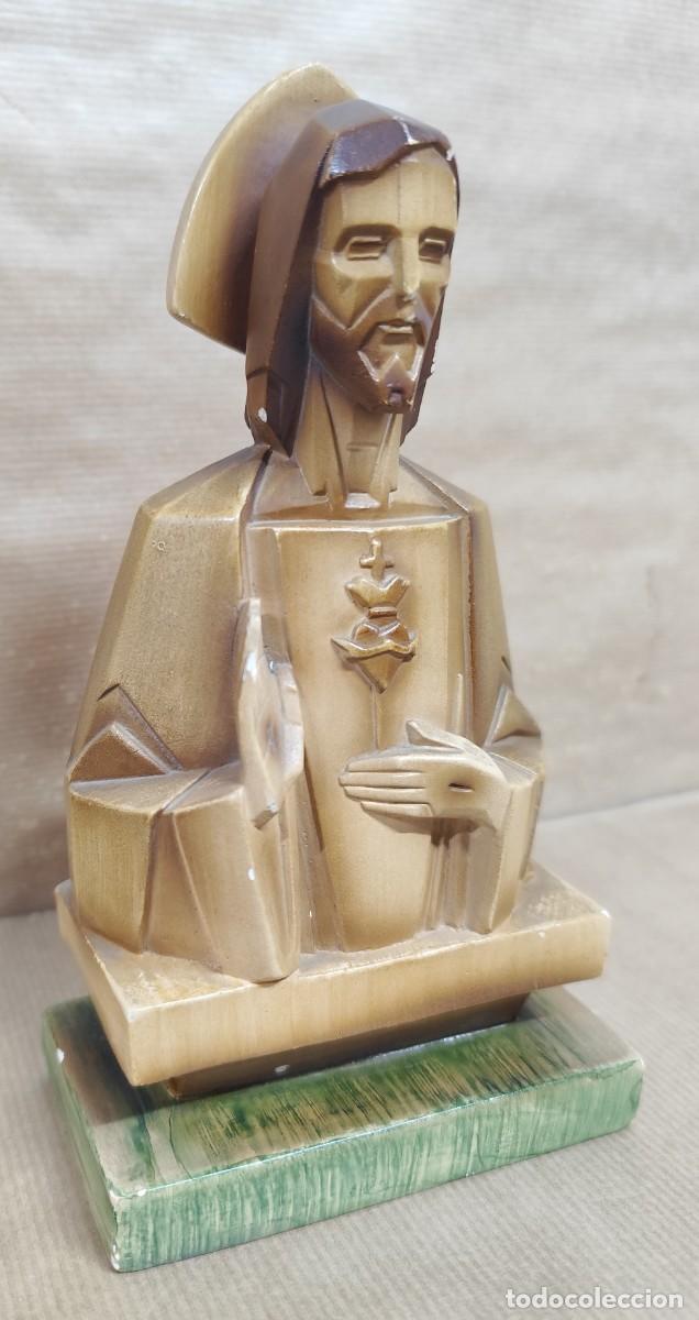 Antig&uuml;edades: CORAZ&Oacute;N DE JES&Uacute;S VINTAGE - Foto 4