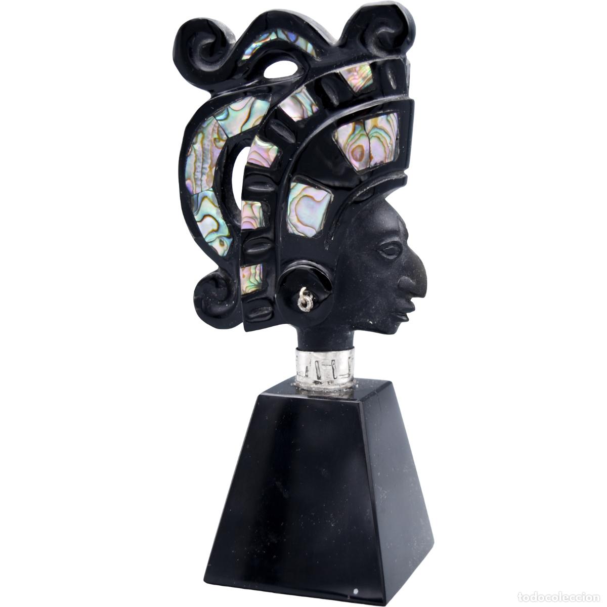 Antig&uuml;edades: Plata y &oacute;nice - Cabeza de arte maya - Foto 3