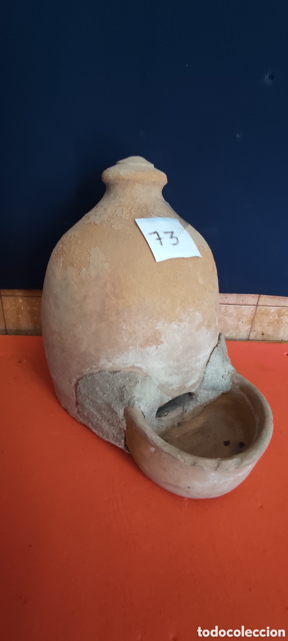 Antig&uuml;edades: Bebedero de aves antiguo - Foto 2