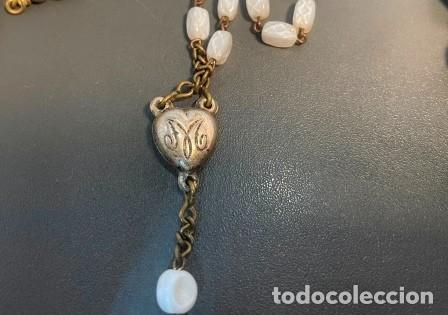 Antig&uuml;edades: LOTE DE 4 ROSARIOS ANTIGUOS - Foto 7