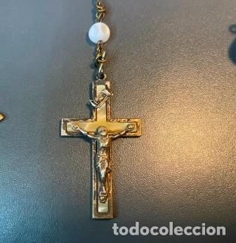 Antig&uuml;edades: LOTE DE 4 ROSARIOS ANTIGUOS - Foto 8
