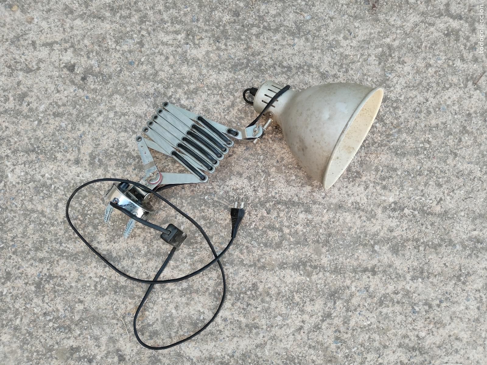 Antig&uuml;edades: lampara flexo extensible vintage - Foto 5