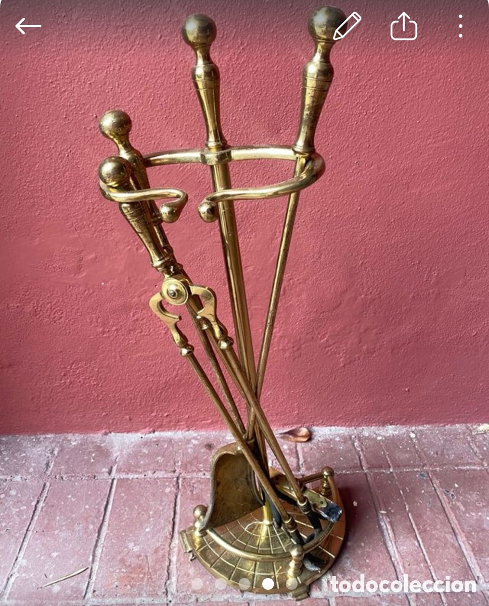 Antig&uuml;edades: Morillos laton o bronce - Foto 4