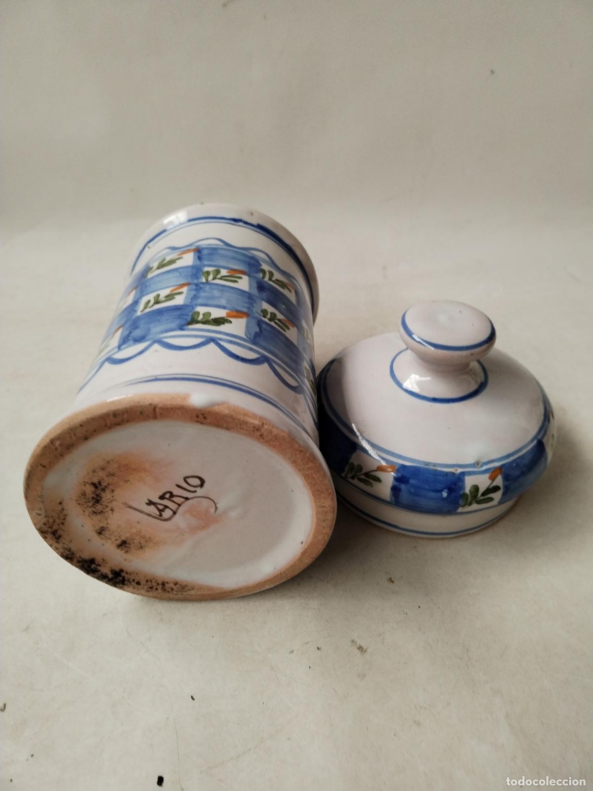 Antig&uuml;edades: albarelo de ceramica lario - Foto 6