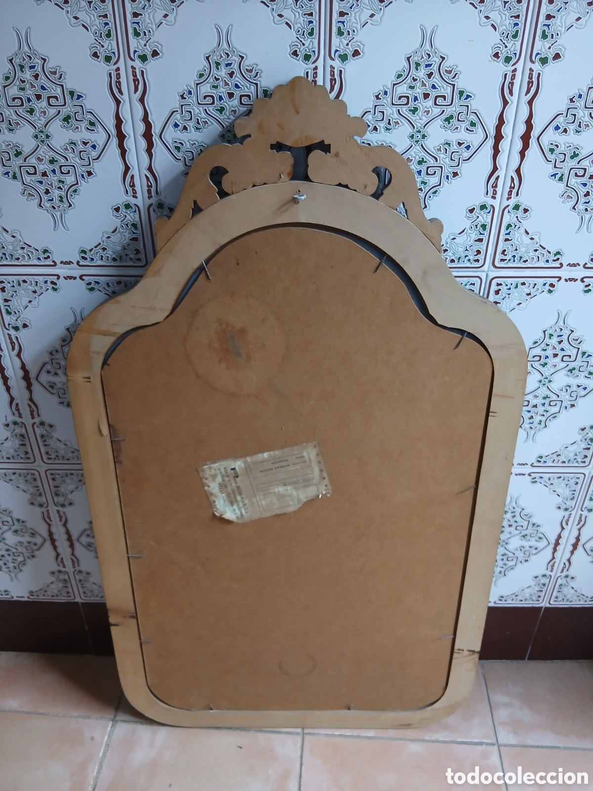 Antig&uuml;edades: Espejo antiguo de madera - Foto 2