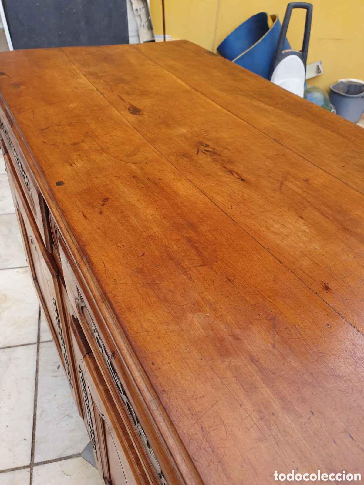 Antig&uuml;edades: Mueble del 18 en nogal macizo - Foto 9