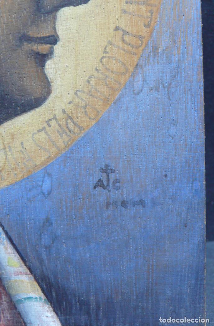 Antig&uuml;edades: PINTURA DE VIRGEN MONSERRAT - Foto 2