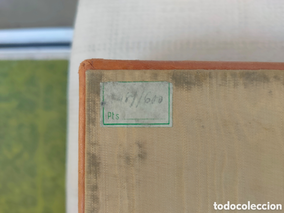 Antig&uuml;edades: Caja de madera y piel. - Foto 9