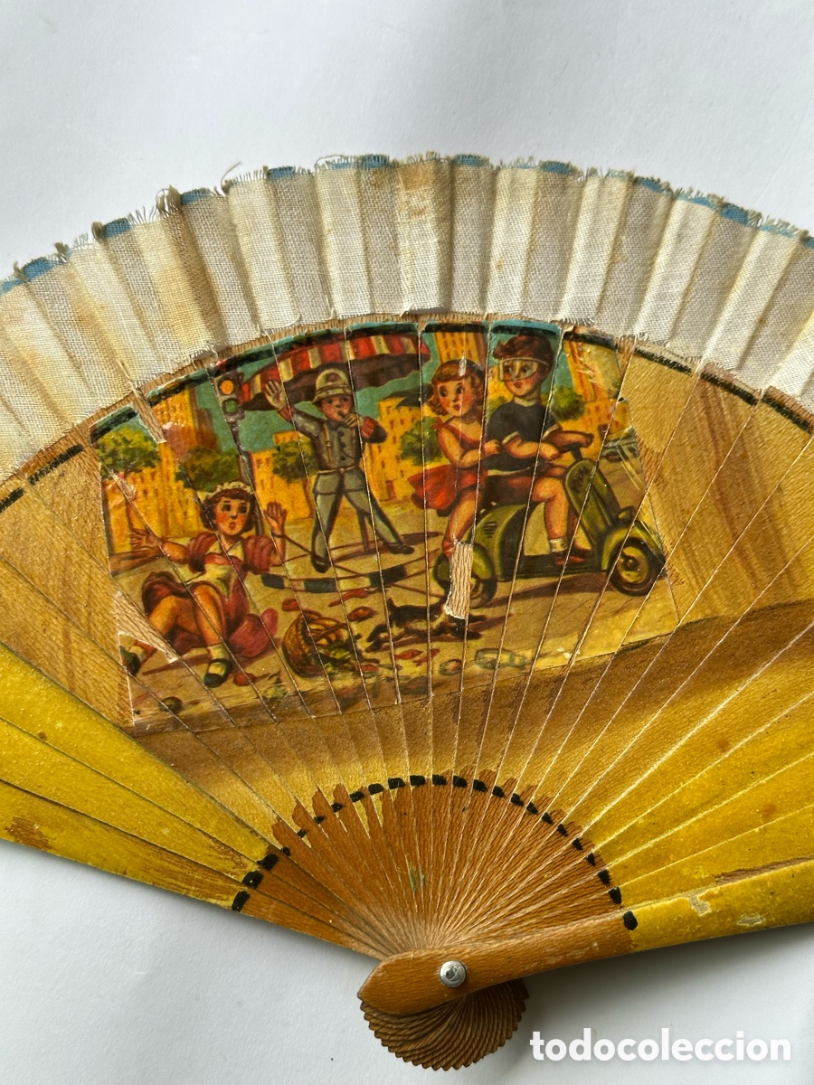 Antig&uuml;edades: Abanico infantil vintage - Foto 2