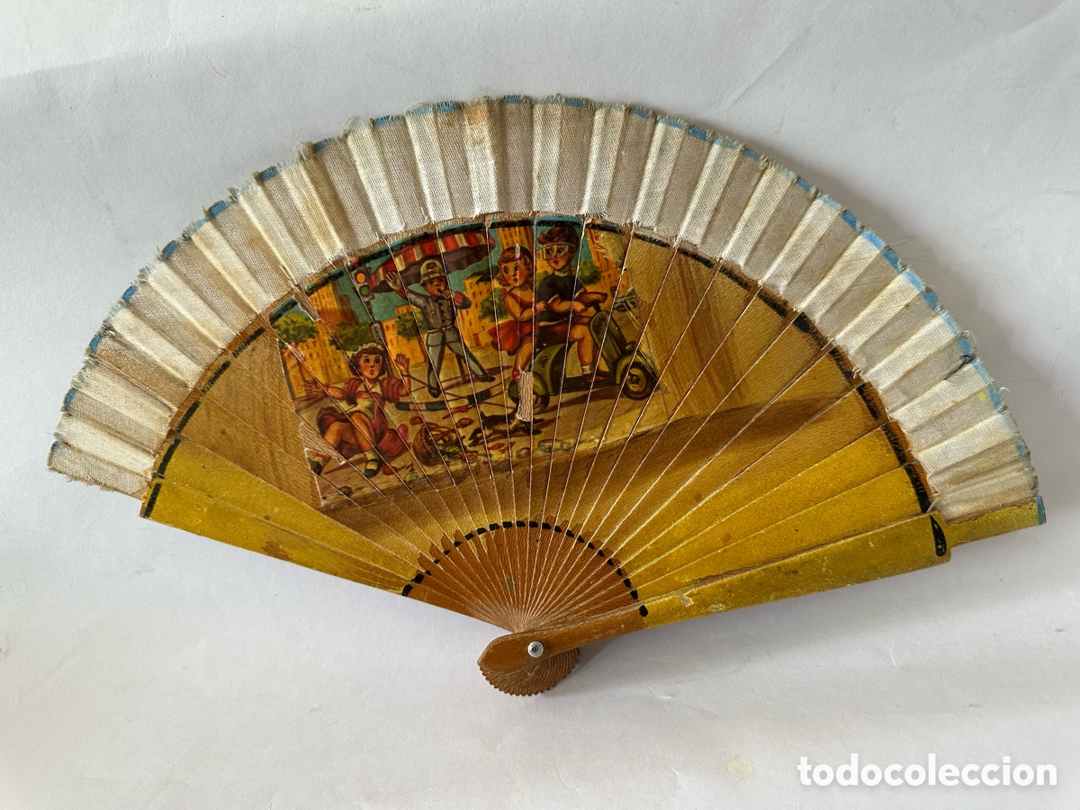 Antig&uuml;edades: Abanico infantil vintage - Foto 9